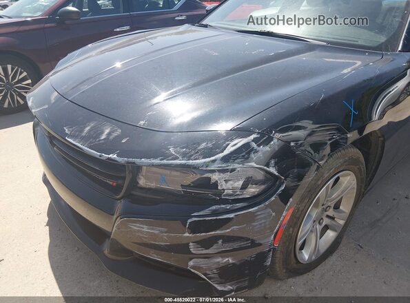 2C3CDXBG8PH659474 2023 DODGE CHARGER Black Вид спереду