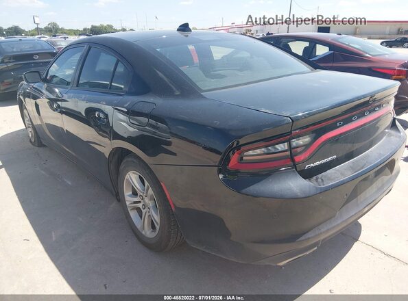 2C3CDXBG8PH659474 2023 DODGE CHARGER Black Задня ліва чверть