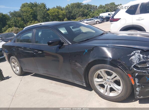 2C3CDXBG8PH659474 2023 DODGE CHARGER Black Вид задньої частини салону