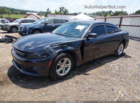 2C3CDXBG9GH103030 2016 DODGE CHARGER Black Front left