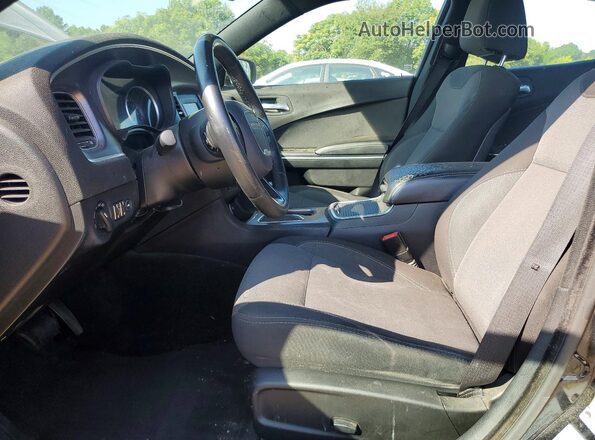 2C3CDXBG9GH122905 2016 DODGE CHARGER Black Front interior view