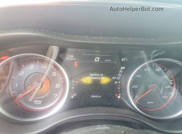 2C3CDXBG9GH210966 2016 DODGE CHARGER Beige Instrument cluster view