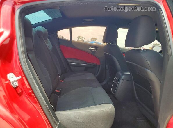 2C3CDXBG9GH228321 2016 DODGE CHARGER Красный Вид задних сидений