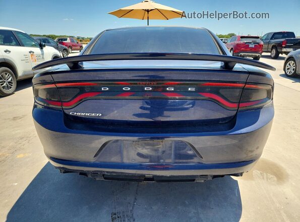 2C3CDXBG9GH228383 2016 DODGE CHARGER Синий Вид сзади