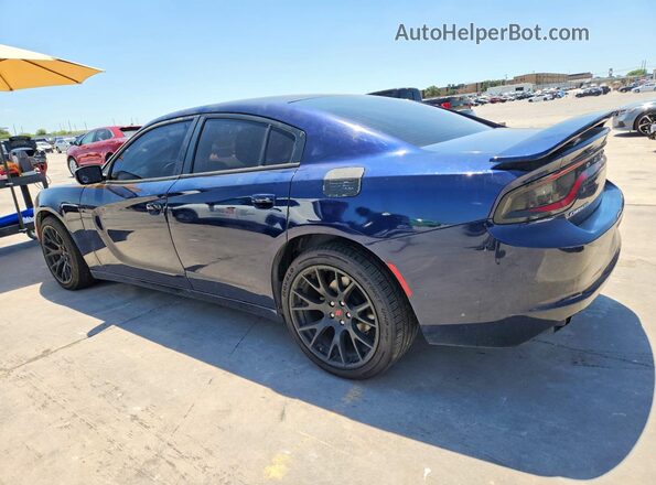 2C3CDXBG9GH228383 2016 DODGE CHARGER Синий Задняя левая четверть