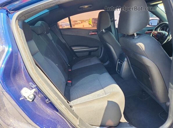 2C3CDXBG9GH228383 2016 DODGE CHARGER Синий Вид задних сидений