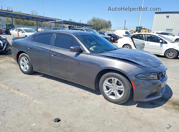2C3CDXBG9HH541354 2017 DODGE CHARGER Gray Delantero derecho