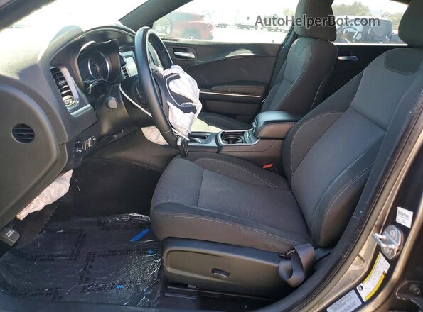 2C3CDXBG9HH541354 2017 DODGE CHARGER Gray Vista interior delantera