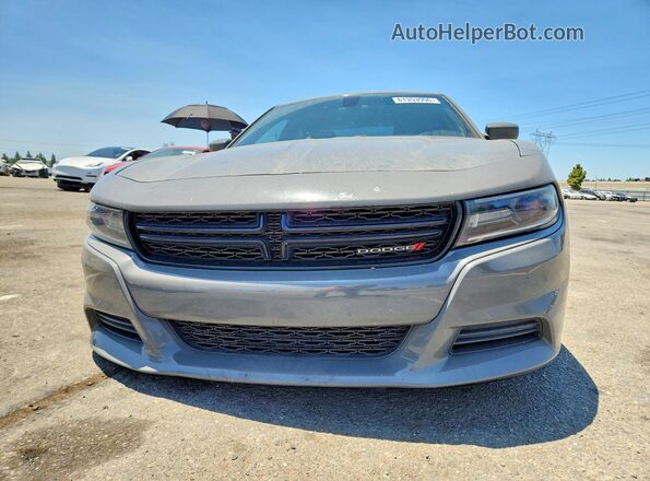 2C3CDXBG9JH197028 2018 DODGE CHARGER Gray წინა ხედი