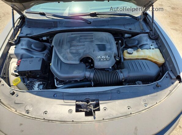 2C3CDXBG9JH197028 2018 DODGE CHARGER Gray უკანა სალონის ხედი