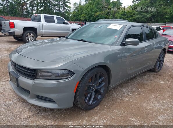 2C3CDXBG9JH318866 2018 DODGE CHARGER Gray Vista tres cuartos delantera izquierda
