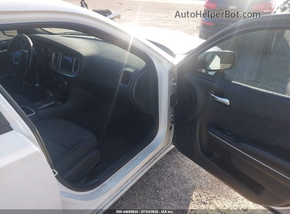 2C3CDXBG9KH510077 2019 DODGE CHARGER White წინა სალონის ხედი