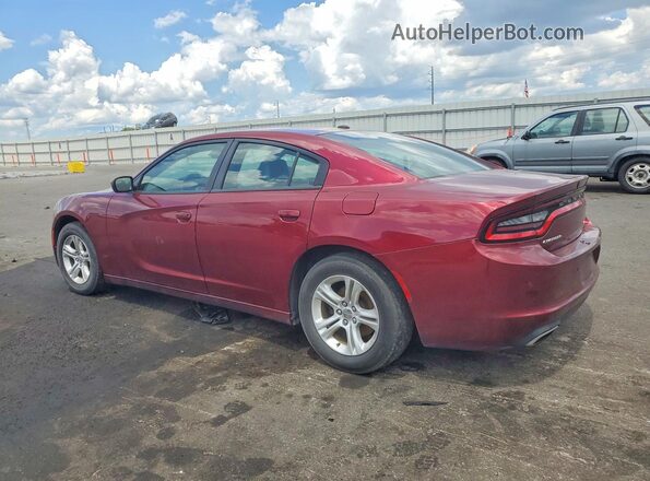 2C3CDXBG9KH720193 2019 DODGE CHARGER Burgundy Հետևի ձախ
