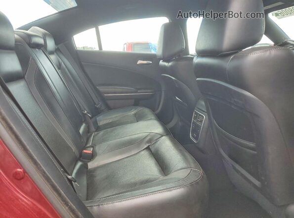 2C3CDXBG9KH720193 2019 DODGE CHARGER Burgundy Հետևի նստատեղերի տեսք