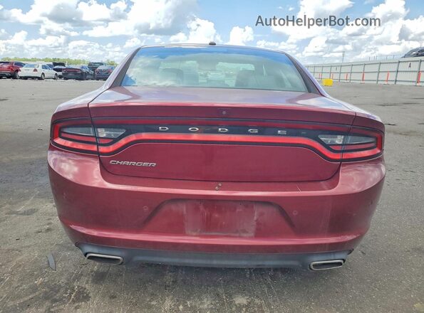 2C3CDXBG9KH720193 2019 DODGE CHARGER Burgundy Հետևի տեսք