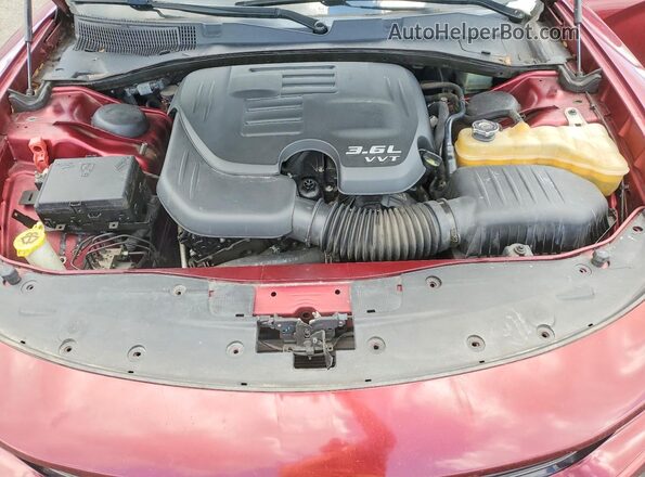 2C3CDXBG9KH720193 2019 DODGE CHARGER Burgundy Սալոնի հետևի տեսք
