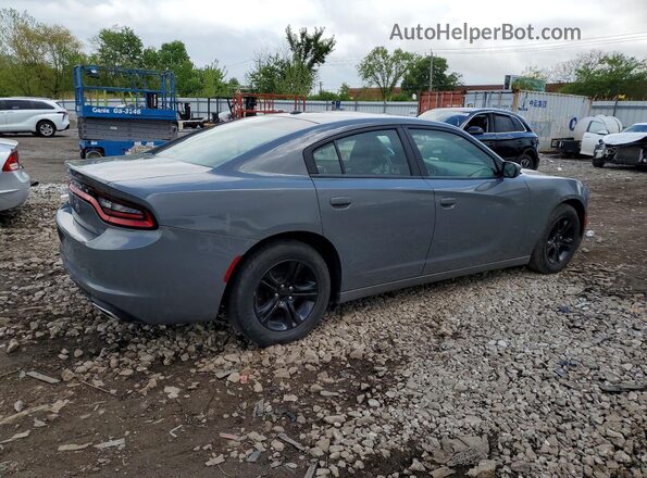 2C3CDXBG9KH725734 2019 DODGE CHARGER Серый Задняя правая четверть