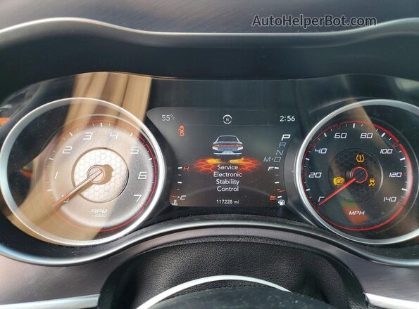 2C3CDXBG9KH725734 2019 DODGE CHARGER Серый Вид щитка приборов