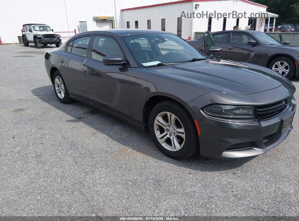 2C3CDXBG9LH100512 2020 DODGE CHARGER Gray Вид спереду