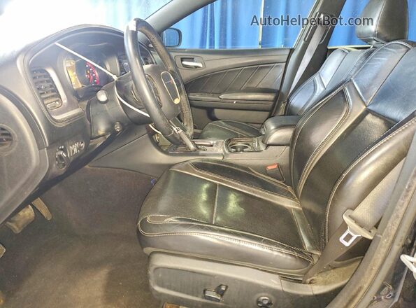2C3CDXBG9LH136748 2020 DODGE CHARGER Black Вид салону спереду