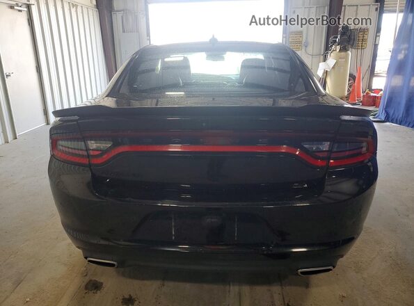 2C3CDXBG9LH136748 2020 DODGE CHARGER Black Вид ззаду