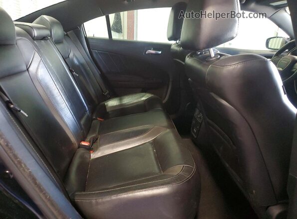 2C3CDXBG9LH136748 2020 DODGE CHARGER Black Вид задніх сидінь