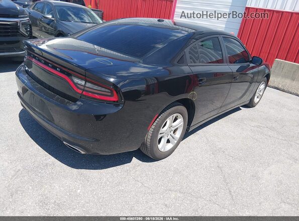 2C3CDXBG9MH607766 2021 DODGE CHARGER Black Задня права чверть