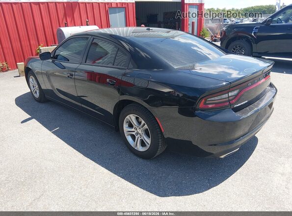 2C3CDXBG9MH607766 2021 DODGE CHARGER Black Задня ліва чверть