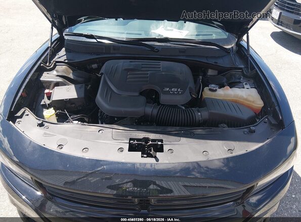 2C3CDXBG9MH607766 2021 DODGE CHARGER Black Вид ззаду