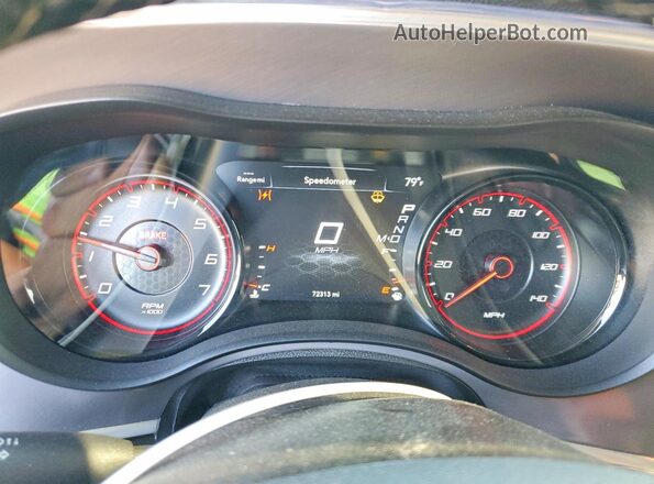 2C3CDXBG9MH653260 2021 DODGE CHARGER Black Instrument cluster view