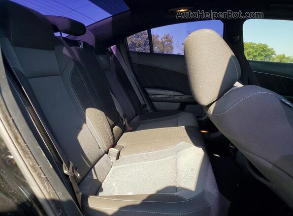 2C3CDXBG9MH653260 2021 DODGE CHARGER Black Rear seats view