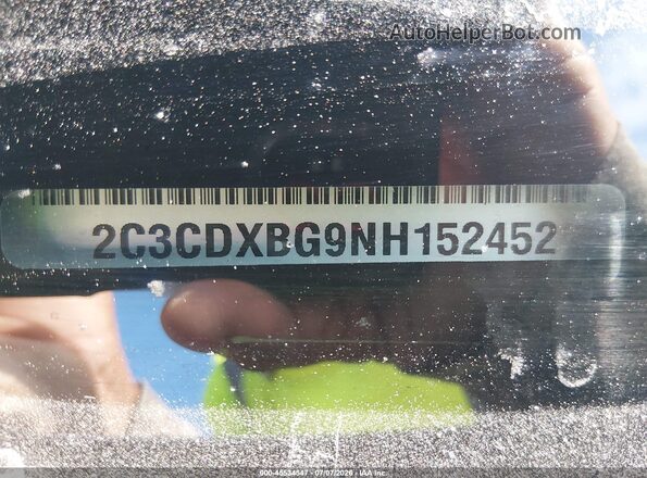 2C3CDXBG9NH152452 2022 DODGE CHARGER Gray Շարժիչի բաժամունքի տեսք