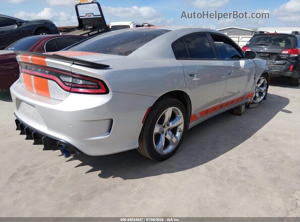 2C3CDXBG9NH152452 2022 DODGE CHARGER Gray Հետևի աջ