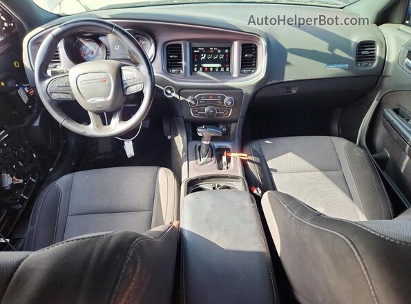 2C3CDXBG9NH161782 2022 DODGE CHARGER Gray Widok deski rozdzielczej