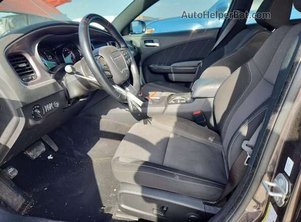 2C3CDXBG9NH161782 2022 DODGE CHARGER Gray Widok wnętrza z przodu