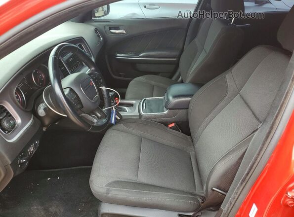 2C3CDXBG9NH200757 2022 DODGE CHARGER Red Widok wnętrza z przodu