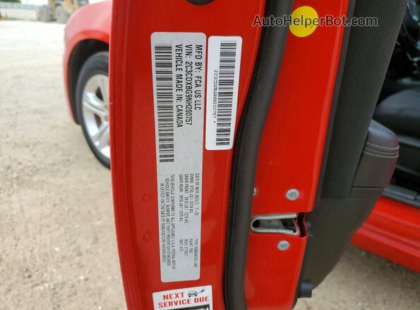 2C3CDXBG9NH200757 2022 DODGE CHARGER Red Widok komory silnika