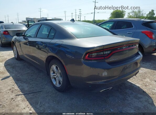2C3CDXBG9PH530126 2023 DODGE CHARGER Gray Задня ліва чверть