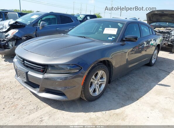 2C3CDXBG9PH530126 2023 DODGE CHARGER Gray Передня ліва чверть