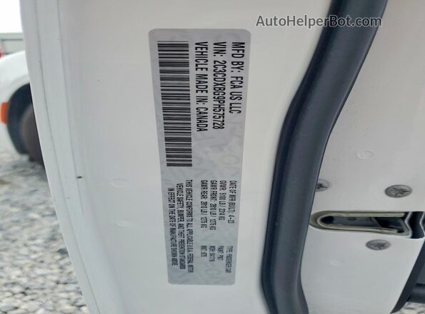 2C3CDXBG9PH575728 2023 DODGE CHARGER White ძრავის განყოფილების ხედი