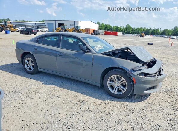 2C3CDXBG9PH640013 2023 DODGE CHARGER Gray წინა მარჯვენა