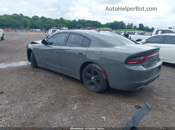2C3CDXBG9PH664201 2023 DODGE CHARGER Gray Trasero izquierdo