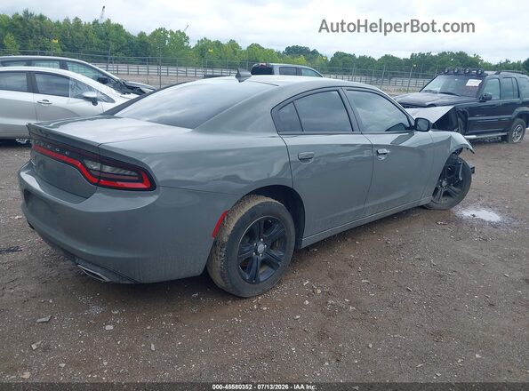 2C3CDXBG9PH664201 2023 DODGE CHARGER Gray Trasero derecho