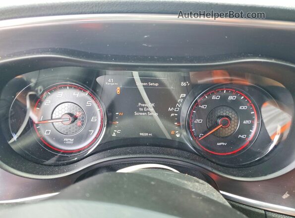 2C3CDXBGXHH504457 2017 DODGE CHARGER White Սարքավորումների վահանակի տեսք