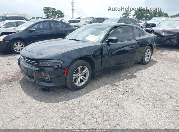 2C3CDXBGXHH576002 2017 DODGE CHARGER Black Front left