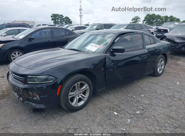2C3CDXBGXHH576002 2017 DODGE CHARGER Black Front view
