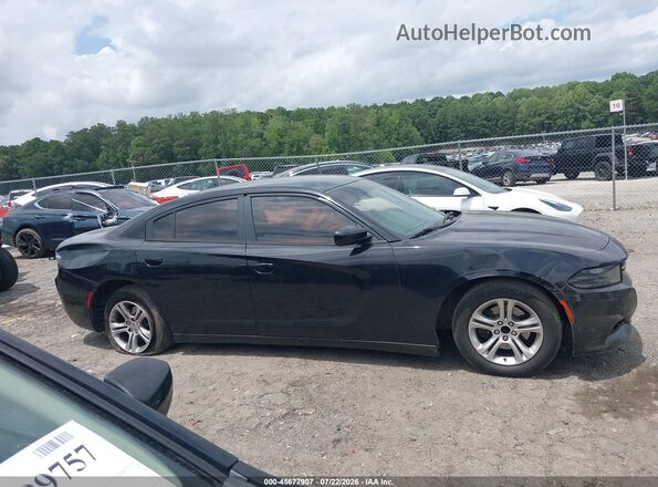 2C3CDXBGXHH576002 2017 DODGE CHARGER Black Rear interior view