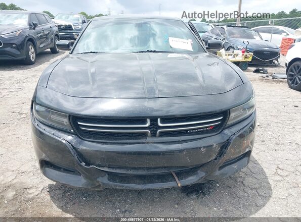 2C3CDXBGXHH576002 2017 DODGE CHARGER Black Instrument cluster view