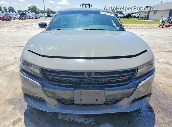 2C3CDXBGXJH273324 2018 DODGE CHARGER Gray Դիմացի տեսք