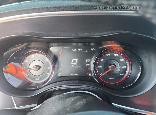 2C3CDXBGXJH336339 2018 DODGE CHARGER Black Instrument cluster view